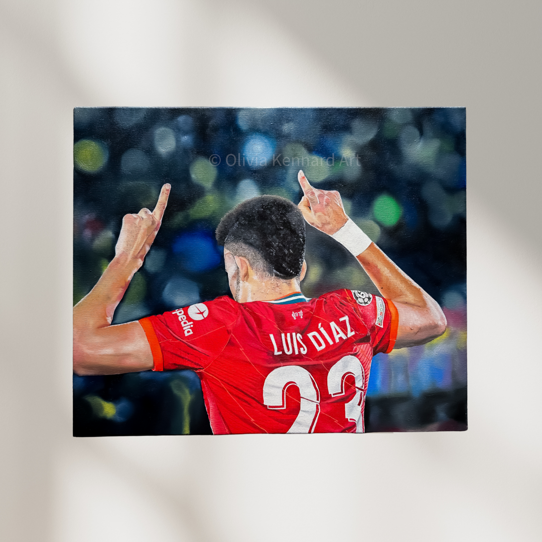 'His Name Is Lucho' Original Oil Painting