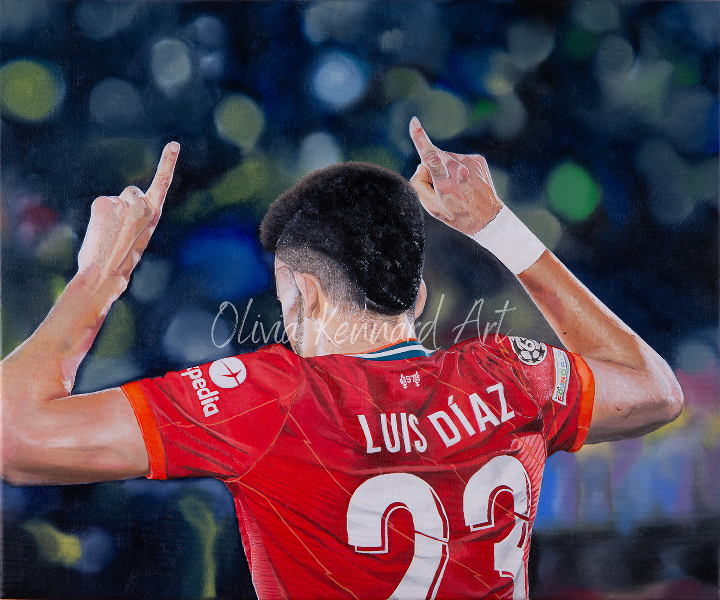 'His Name Is Lucho' Original Oil Painting